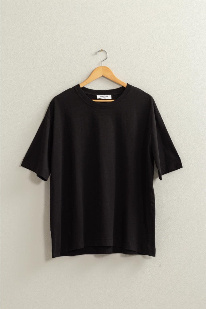 Basic Cotton T-shirt Black