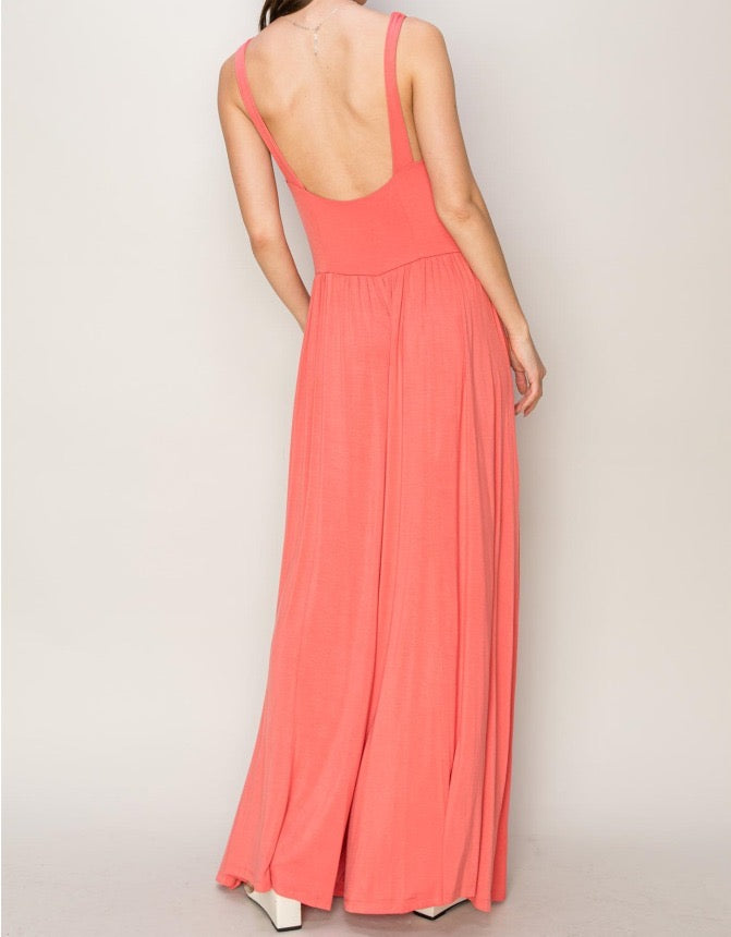 Coral Jumpsuit