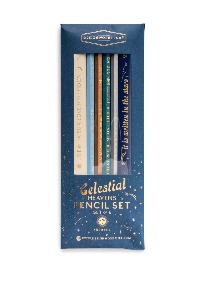 "Celestial Heavens" Pencil Set