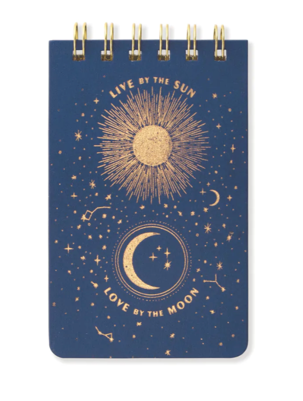 "Live By The Sun" Notepad