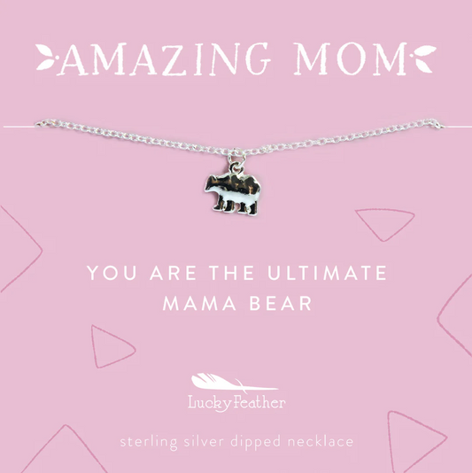 Mom Necklace: Mama Bear