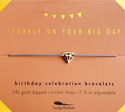 Birthday Celebration Bracelet: Sparkly Birthday